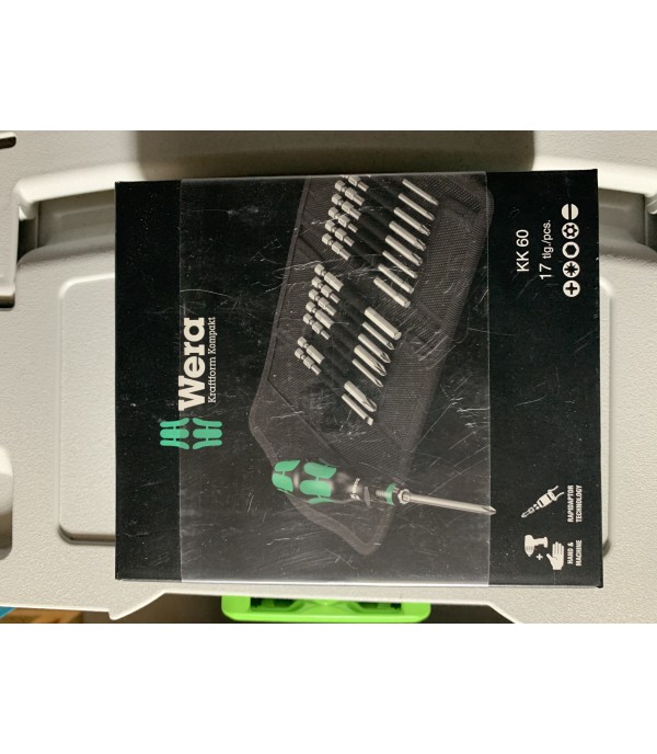 Wera Kraftform Bitsatz in Tasche KK 60 