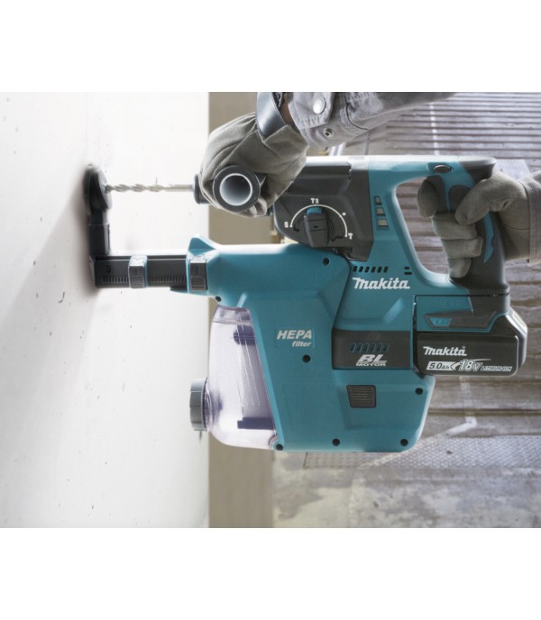 Makita Akku-Kombihammer DHR243RTJV Neu + Garantie inkl. Absaugung und Zubehör 