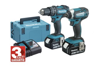 Makita DLX2145TJ combo kit Akkuschrauber Set 18V inkl. Zubehör