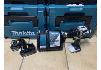 Makita dhp484rtj Akku Schlagbohrschrauber 18V inkl. Zubehör Neu