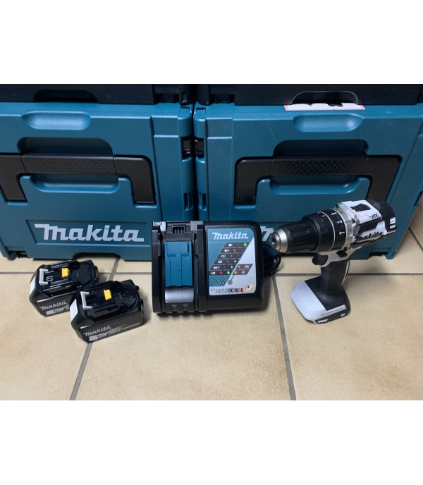 Makita dhp484rtj Akku Schlagbohrschrauber 18V inkl. Zubehör Neu