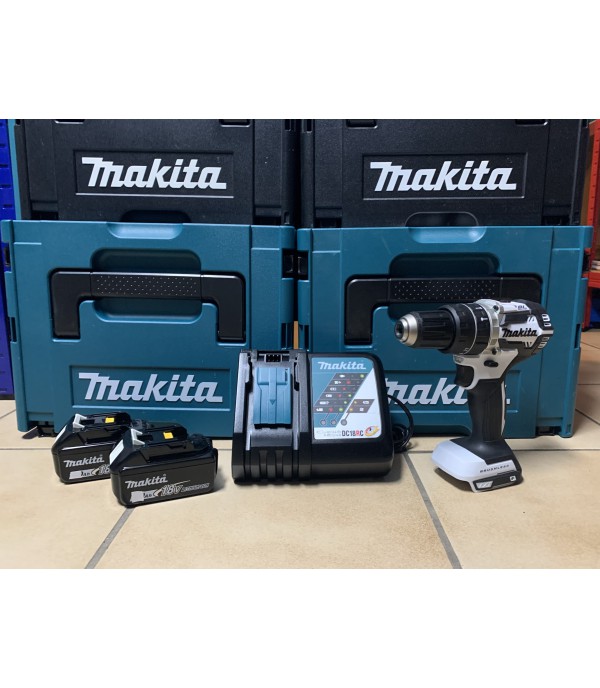 Makita dhp484rtj Akku Schlagbohrschrauber 18V inkl. Zubehör Neu