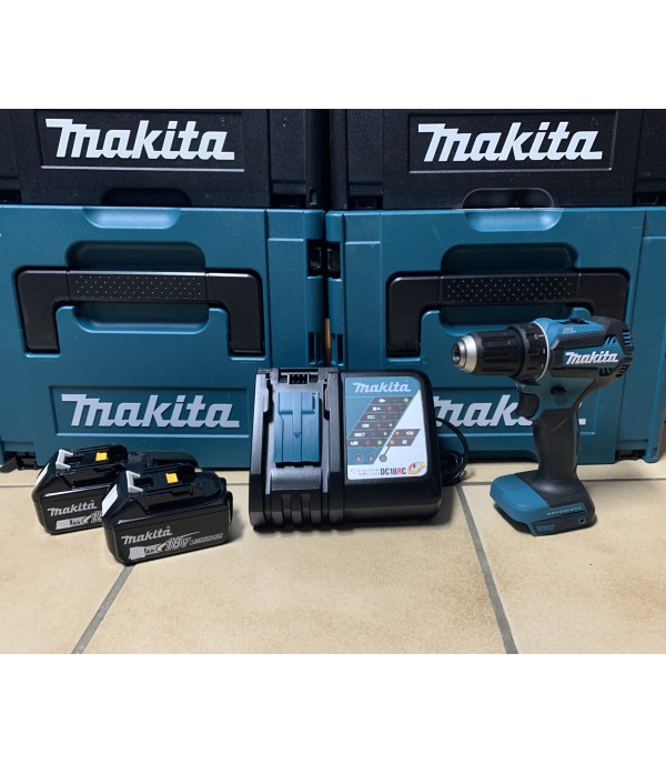 Makita ddf485rtj Akkuschrauber inkl. Zubehör